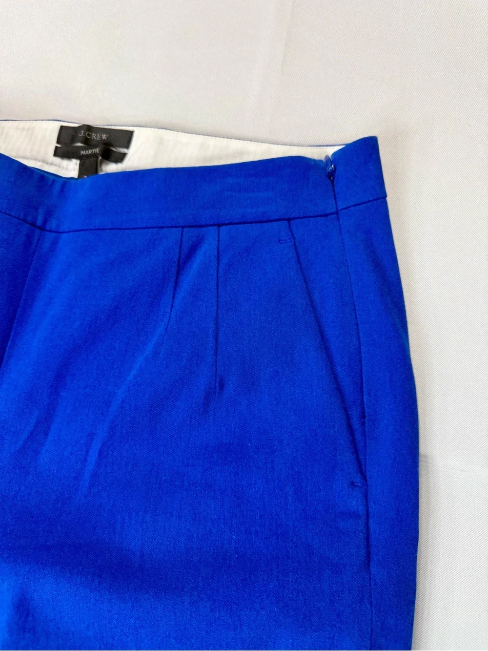 J. Crew Martie Straight Leg Pants in Cobalt Blue- Size 2